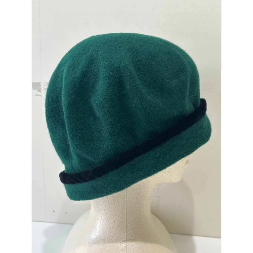 Vintage Parkhurst Green Wool Hat - Picture 7 of 8